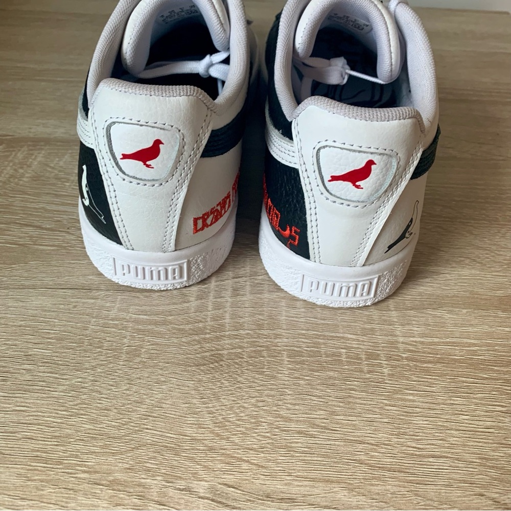 PUMA Clyde x Jeff Staple "Create from Chaos Black & White Sneakers NEW - Picture 7 of 11